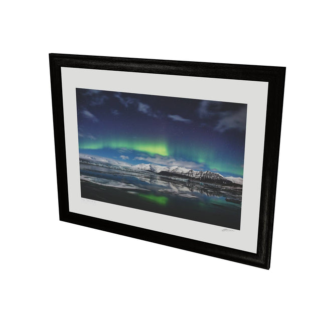 Aurora, Jökulsárlón Glacier Lagoon, Iceland