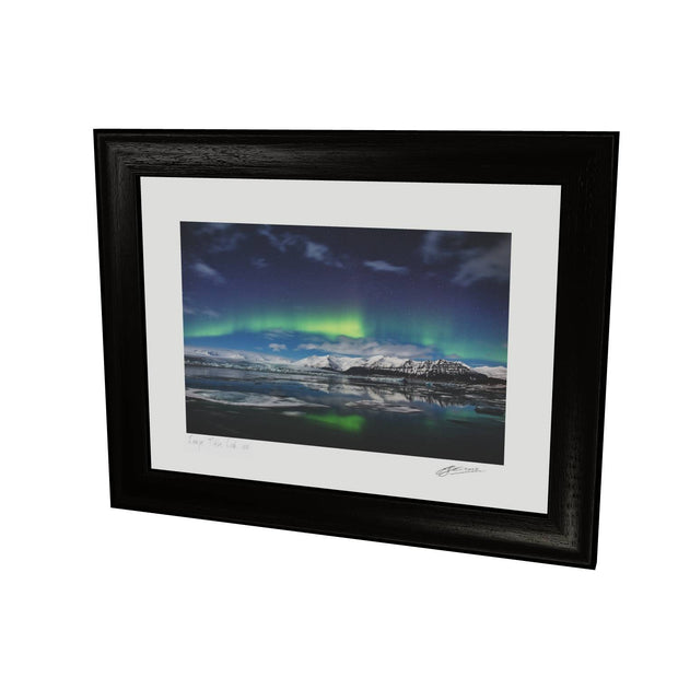 Aurora, Jökulsárlón Glacier Lagoon, Iceland