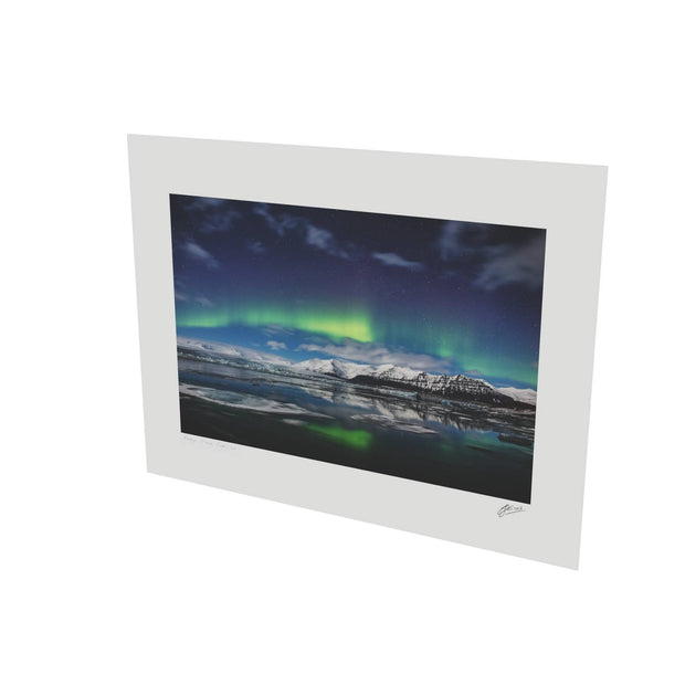 Aurora, Jökulsárlón Glacier Lagoon, Iceland