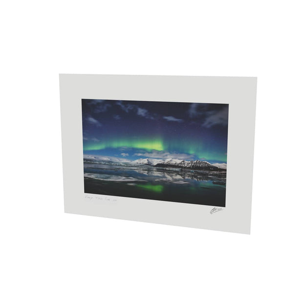 Aurora, Jökulsárlón Glacier Lagoon, Iceland