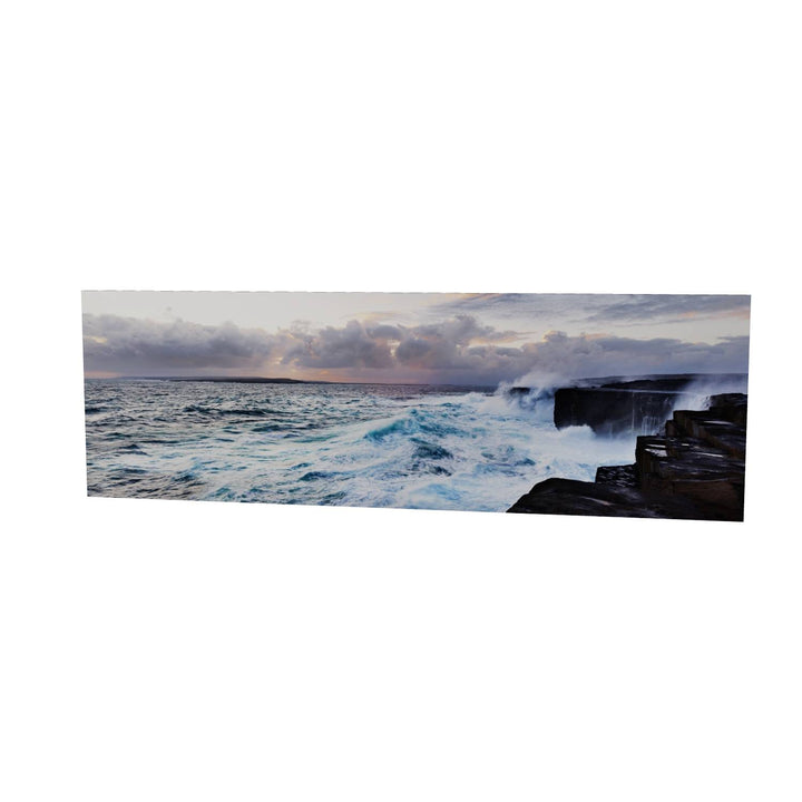 Poll an tSéideáin Panoramic, Inis Meáin, Aran Islands, Co. Galway: Floating Panel fine art print
