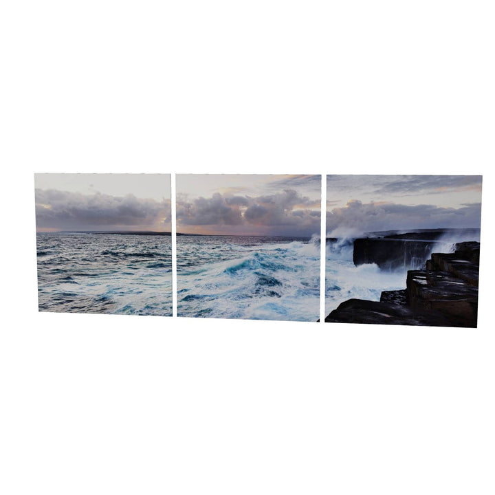 Poll an tSéideáin Panoramic, Inis Meáin, Aran Islands, Co. Galway: Floating Panel fine art print