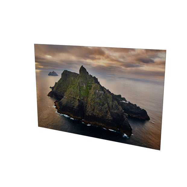Skellig Michael with Brooding Clouds, Kerry