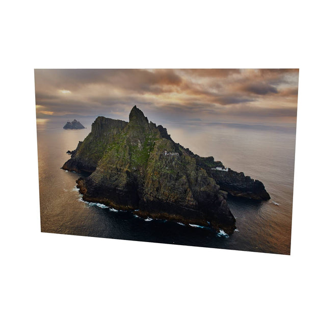 Skellig Michael with Brooding Clouds, Kerry