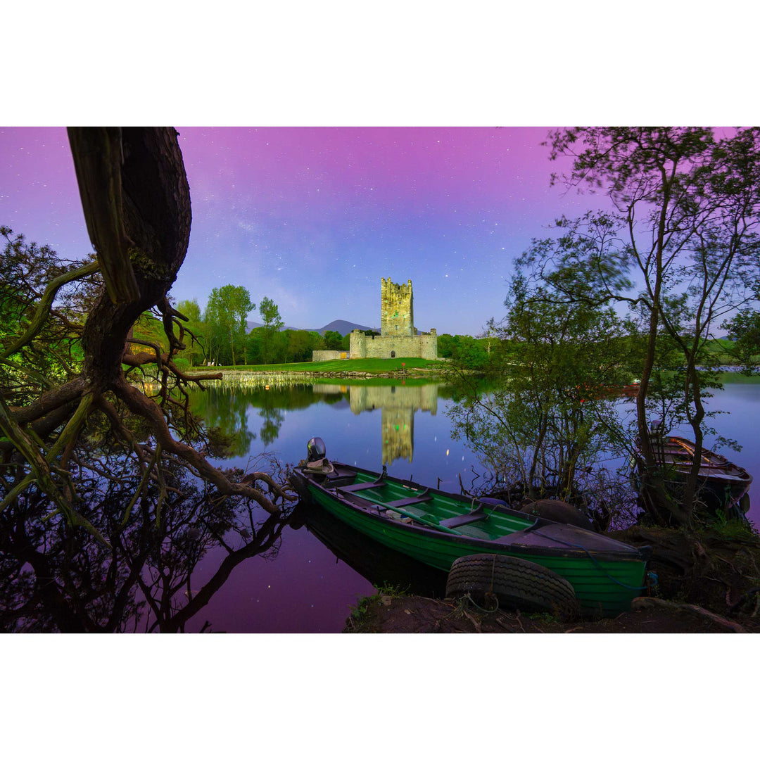 Ross Castle under the Aurora, Killarney, Kerry