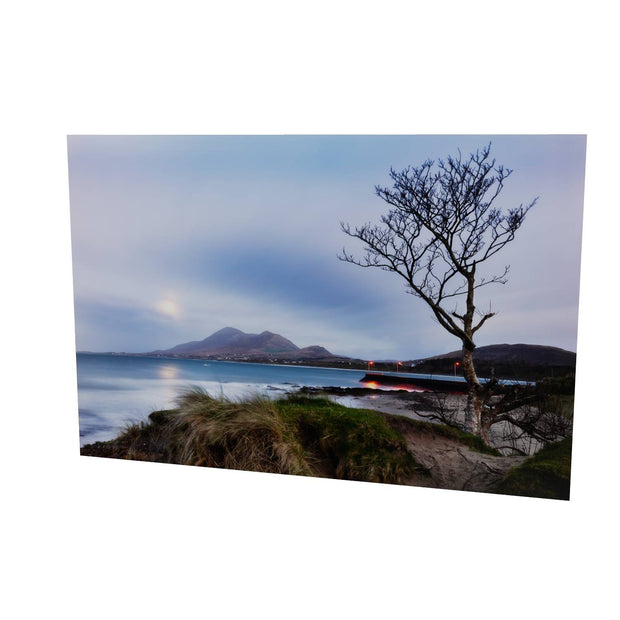 Croagh Patrick and Moon, Co. Mayo