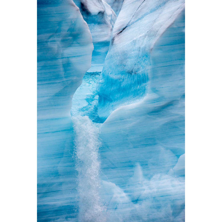 Meltwater Chute, Brasvellbreen Ice Wall, Svalbard