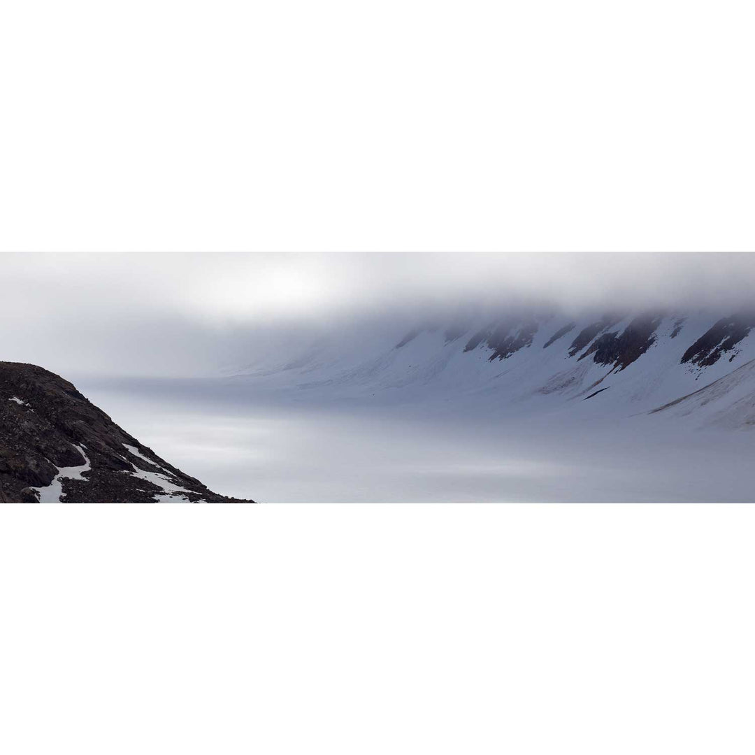 Snow-covered Glacier Pano, Svalbard