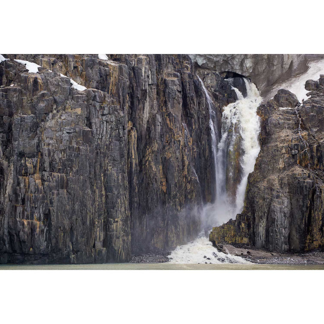 Meltwater Waterfall, Alkefjellet