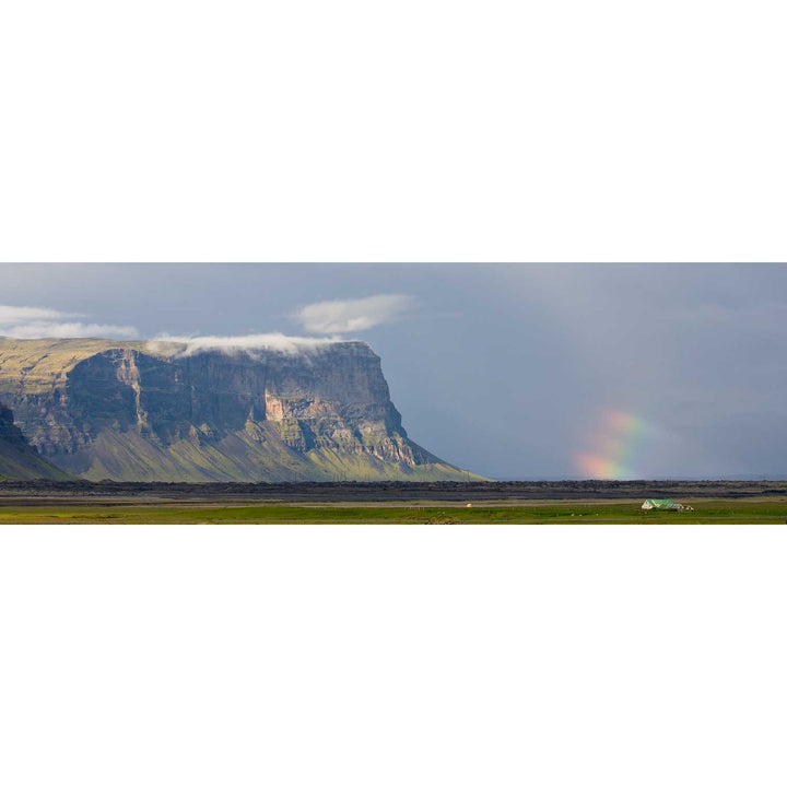 Lómagnúpur and Rainbow, Iceland