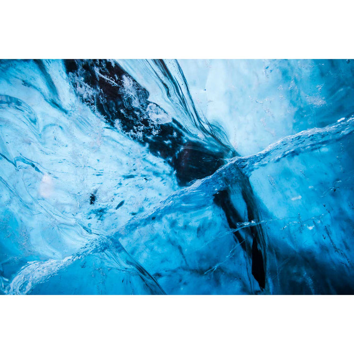 Ice Cave Abstract, Breiðamerkursjökull, Iceland