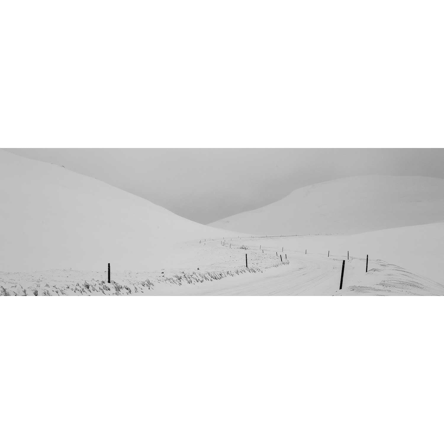 Snowy Road, Iceland