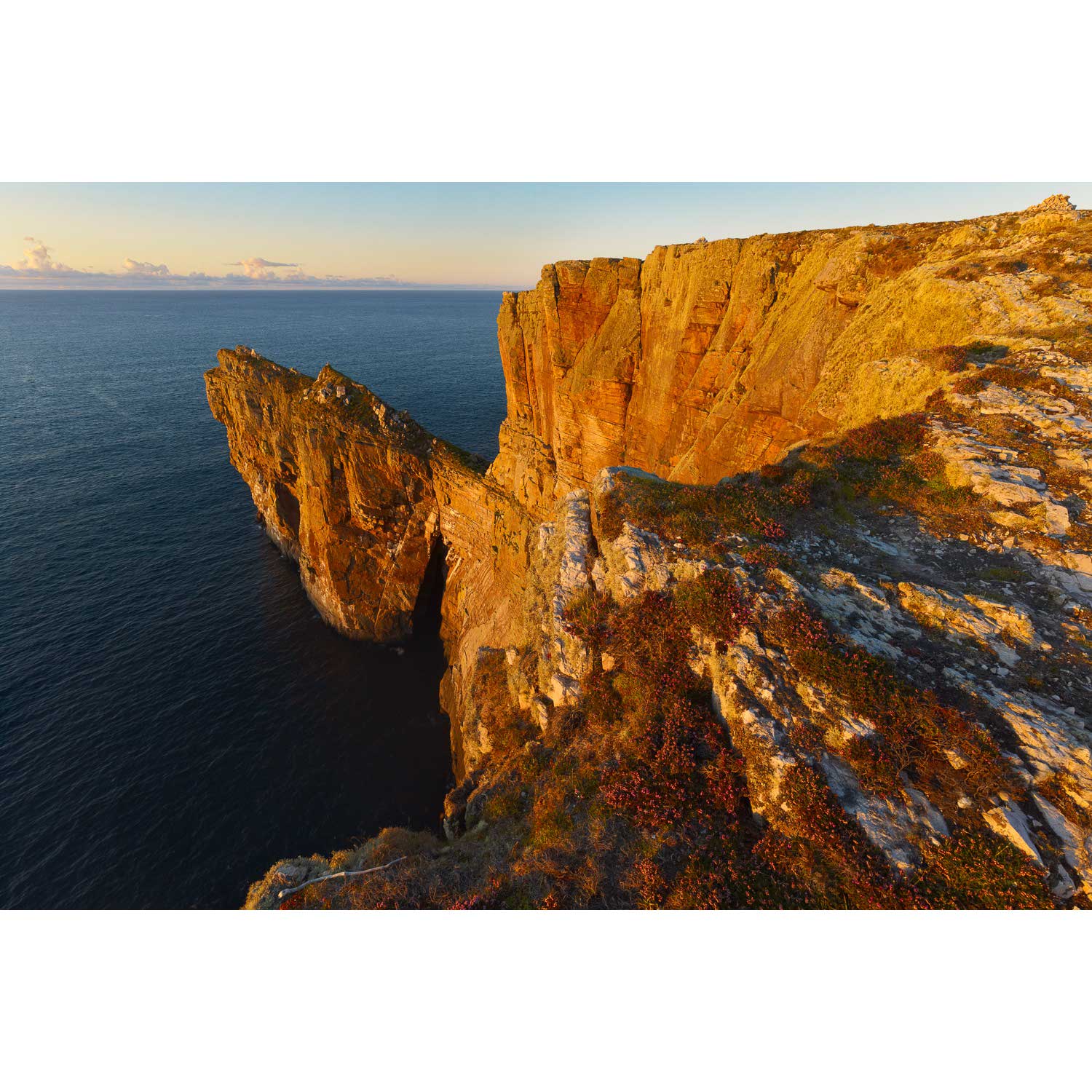 Sunset and Cliffs, Dún Bhaloir, Toraigh, Co. Donegal