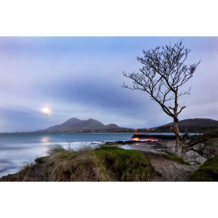 Croagh Patrick and Moon, Co. Mayo