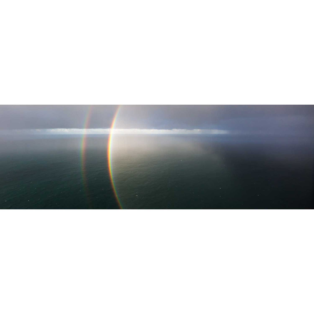 Aerial Rainbow, near the coast of Mayo