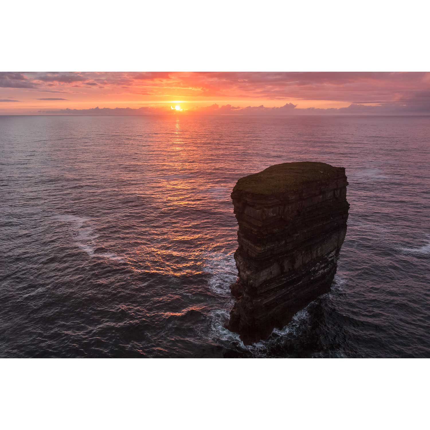 Dún Briste at Sunset, Downpatrick Head, Co. Mayo